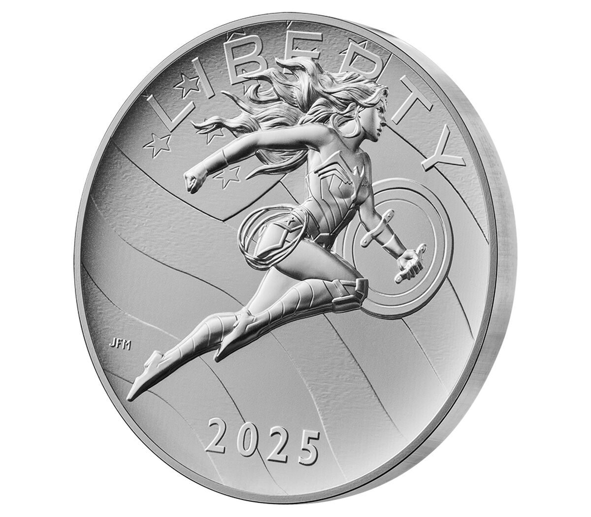Comic Art 2.5 Ounce Silver Medal &ndash; Wonder Woman&trade;, , hi-res image number 7.0